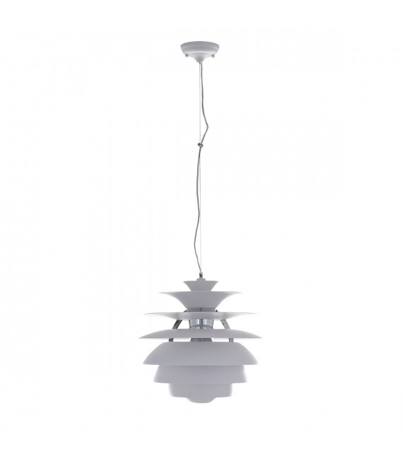 Suspension moderne Wes blanc