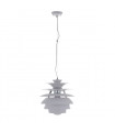 Modern white Wes hanging lamp