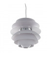 Modern white Wes hanging lamp