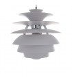 Suspension moderne Wes blanc