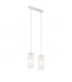 Modern Blend Chrome 2-Light Metal Pendant