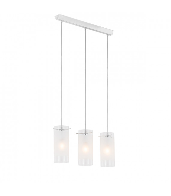 Modern Blend Chrome 3-Light Pendant