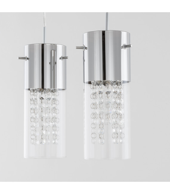 Lámpara colgante de cristal Marqu Chrome