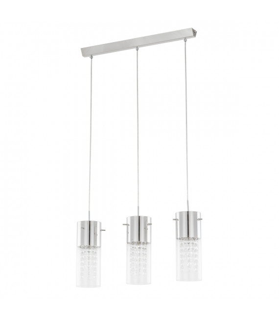 Lampada a sospensione in cristallo Marqu Chrome