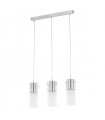 Marqu Chrome 3-light crystal pendant light