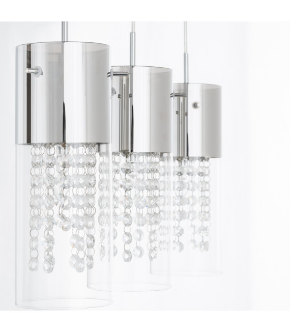Lampada a sospensione in cristallo Marqu Chrome
