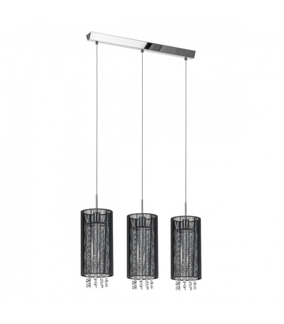 Crystal suspension Lana BK Black in metal