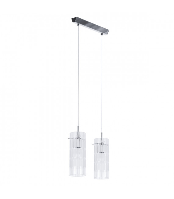 Moderna lampada a sospensione Max Chrome