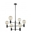Modern hanging lamp Veva Black
