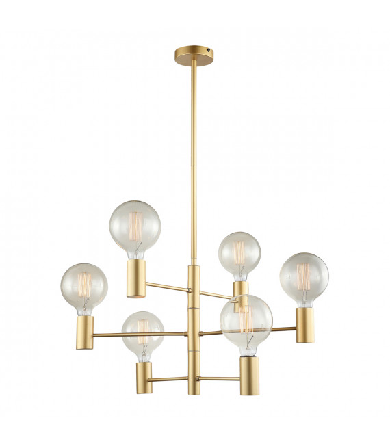 Moderna lampada a sospensione Veva Golden tappeto
