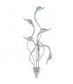 Modern floor lamp Swan Chrome