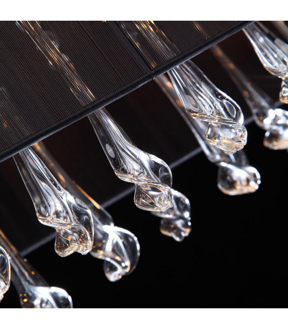 Isla Noir crystal pendant lamp