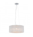 Quartz II crystal pendant lamp Chrome and metal