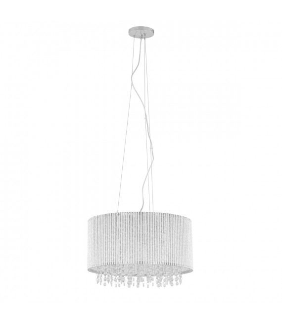 Lampadario in cristallo Anabella argento