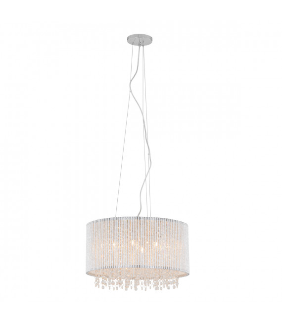 Anabella silver crystal suspension in aluminum