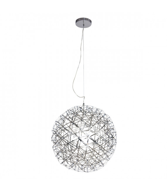 Suspension moderne Adriana Chrome en acier