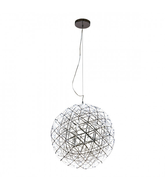 Suspension moderne Adriana Chrome en acier