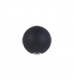 Modern garden wall lamp Trivento Black