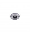Modern garden wall lamp Basilio silver