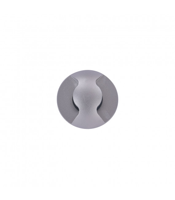 Applique de jardin en aluminium Basilio argent