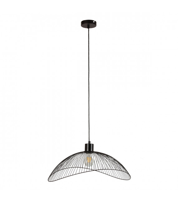 Modern hanging lamp Nunez Matt black