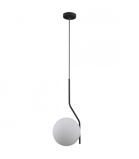Moderna lampada a sospensione Carimi Satin nera