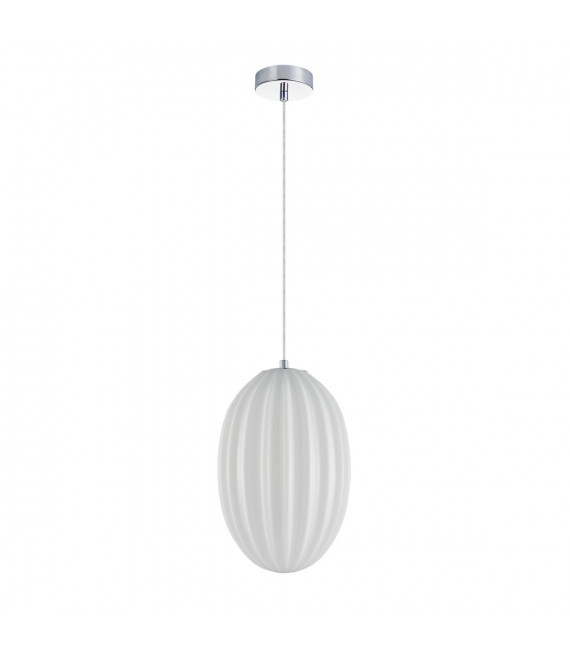 Modern suspension Parlo Chrome and transparent