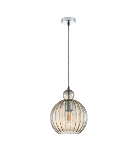 Moderne Pendelleuchte Biron Chrome