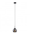Scandinavian hanging lamp Poggi Matt black