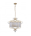 Suspension en cristal Rinaldo Champagne doré, hauteur 60 Cm