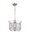 Crystal suspension Priscilla Champagne silver