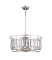 Crystal suspension Priscilla Champagne silver height 26 Cm