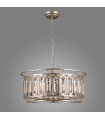 Crystal suspension Priscilla Champagne silver height 26 Cm