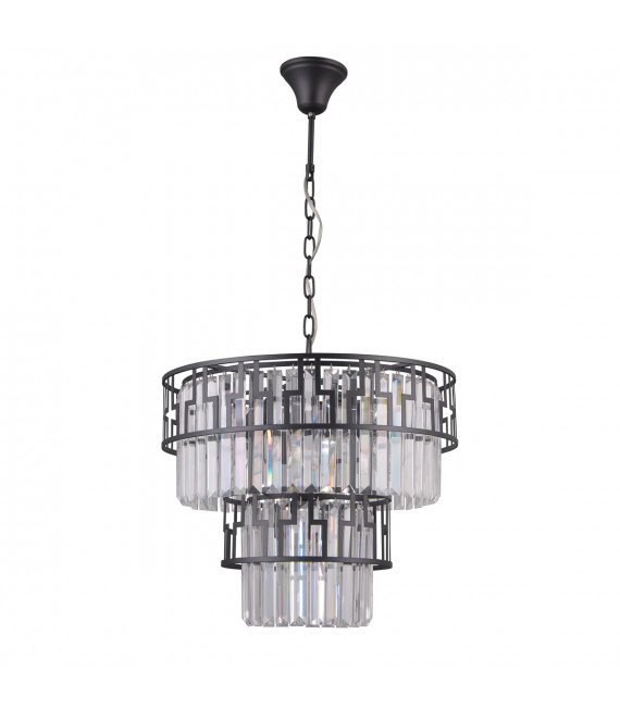Filip crystal pendant lamp Matt black