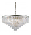 Suspension en cristal Verdes Champagne doré hauteur 40 Cm