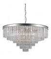 Suspension en cristal Verdes argent et cristal