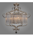 Crystal suspension Rinaldo Champagne silver in crystal