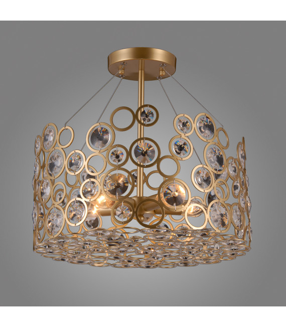 Pendente in cristallo Nardo Champagne oro chiaro