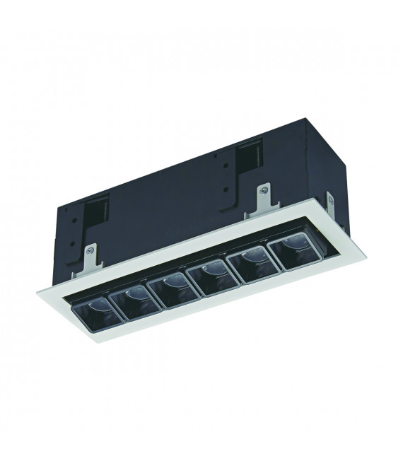 Harper recessed ceiling light White black