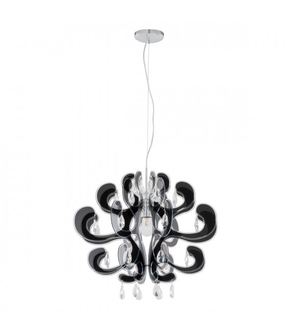Emporio Black Crystal Pendant