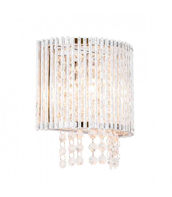 Anabella applique in cristallo argento