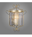 Rinaldo Champagne Gold Crystal Wall Sconce