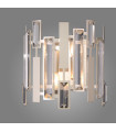 Lukas Champagne crystal wall light silver