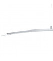 Suspension moderne Melodie Argent brossé