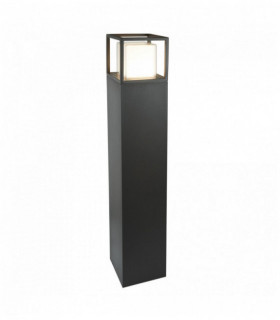 Pole außerhalb LED ohio Höhe 90cm dunkelgrau opal weiß / transparent Diffusor