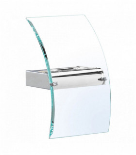 vetro curvo LED smussato cromo vale