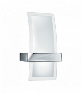 LED-Licht transparent gebogenes Glas / Chrom mattiert