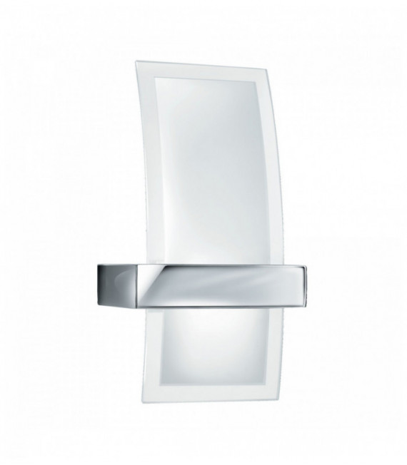 vetro curvato trasparente luce del LED / cromo smerigliato