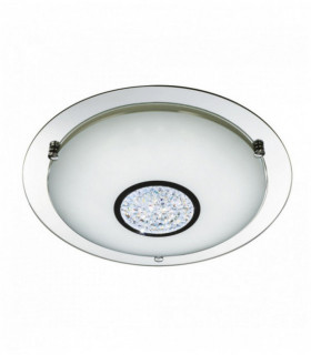 Decken Bad ip44 führte 42cm Chrom Spiegel Halo