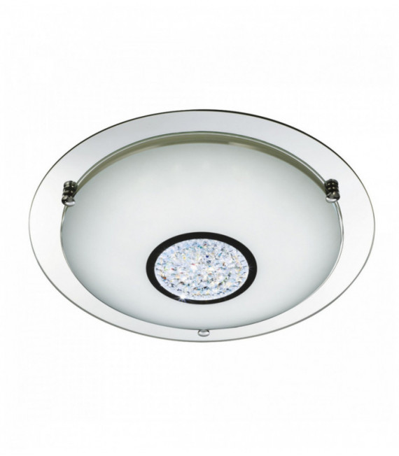 techo del baño IP44 42cm llevado cromo espejo de halo